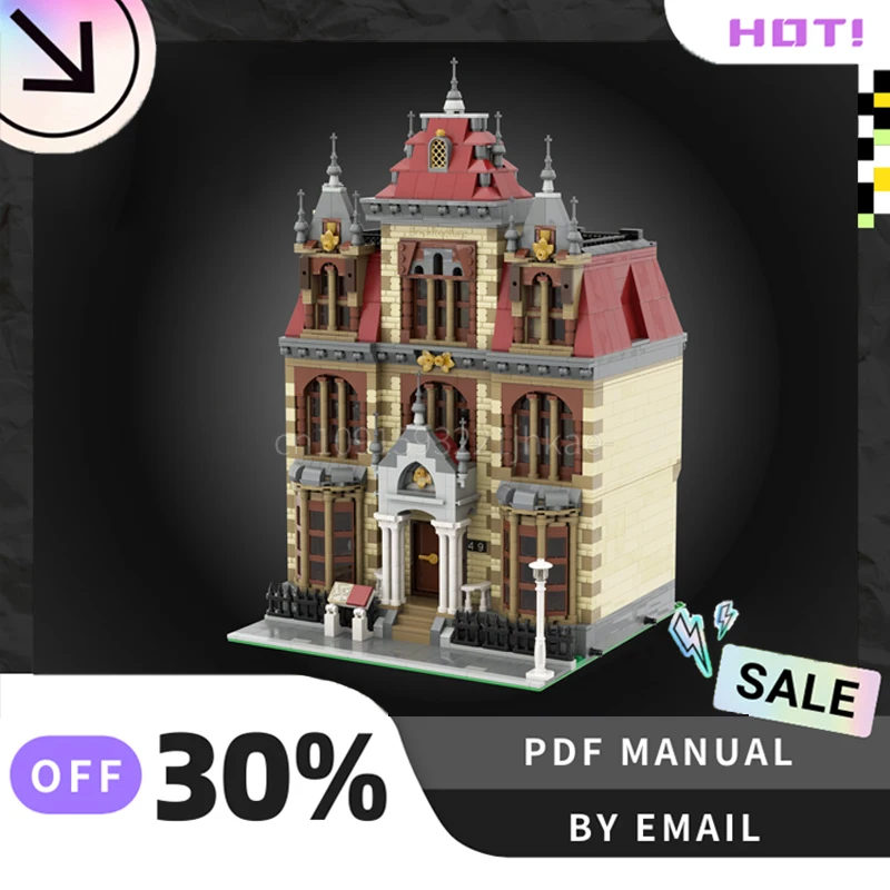 

[4201PCS] Customized MOC Historic Manor Creative Building Blocks Set STEM Educational Toys Construction Model Kit Birthday Gifts