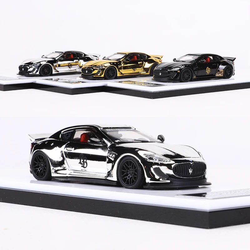 HKM 1:64 Maserati GT Model Car LB Wide Body Gran Turismo GT Diecast Collection Of Simulated Alloy Automobile Models