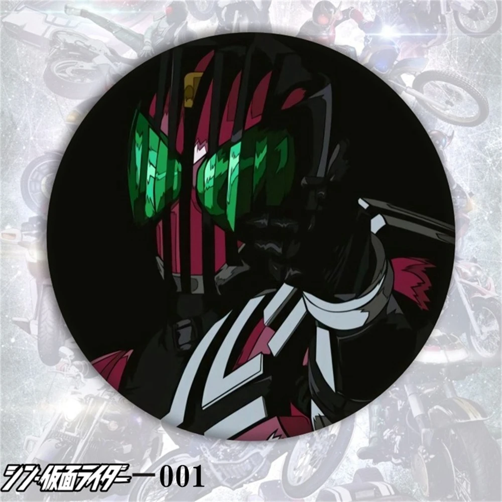 58mm Anime Mascherato Kamen Rider Riderman COSTUME Cosplay Distintivo Pin SPTE Spilla in banda stagnata Prop Gilf