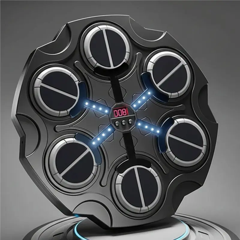 A89E-Music Boxing Machine With Gloves Smart Bluetooth Wall Mounted Punching Trainer For Kids Adults
