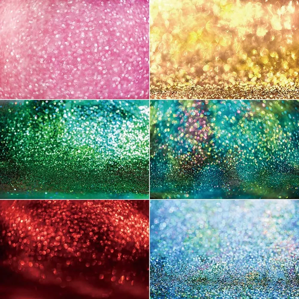 

MOON.QG Valentines Pink Red Green Glitter Backdrop Shimmer Glitter Wall Background Birthday Party Photography Studio Decorations