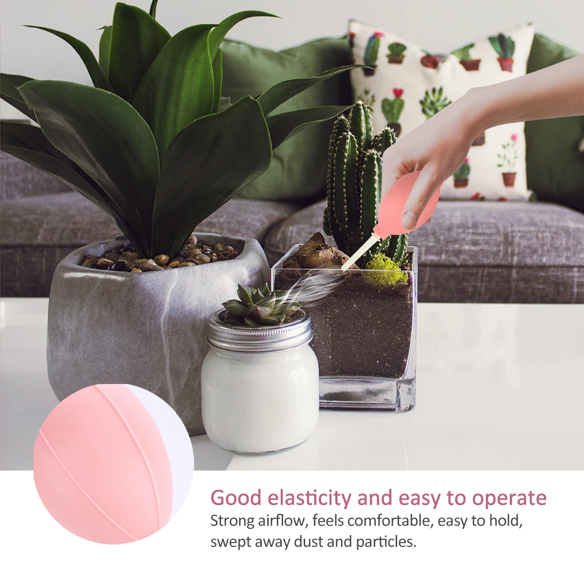 

6pcs Planting Tool Set Succulents Bonsai Gardening Tools Mini Shovel Spade Lightweight Compact Design Easy Carry Sturdy