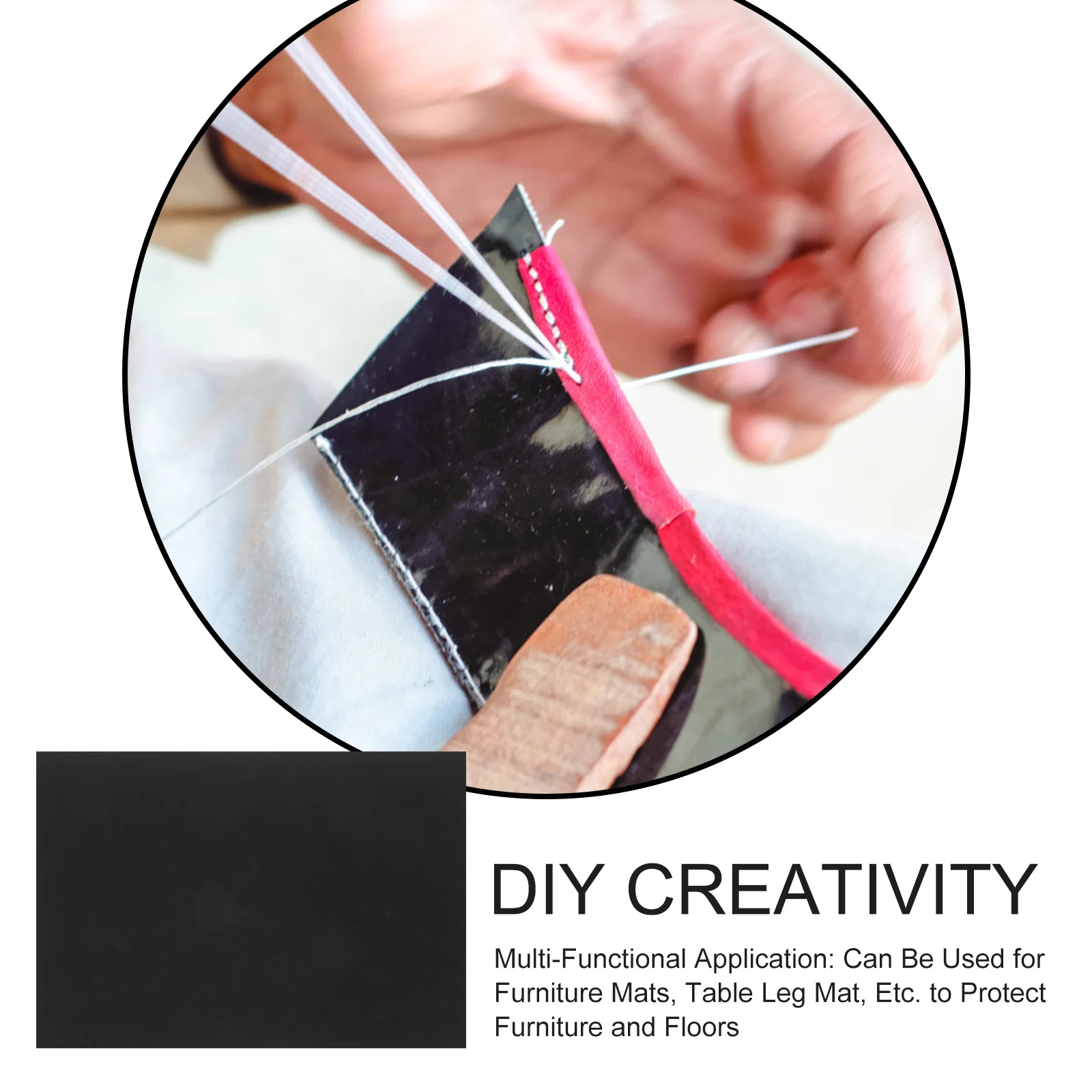 

Self-Adhesive Felt Sheets 10 Sheets Furniture Pads Floor Protectors Anti-Skid Mute Mats Hardwood Floors DIY Cuttable