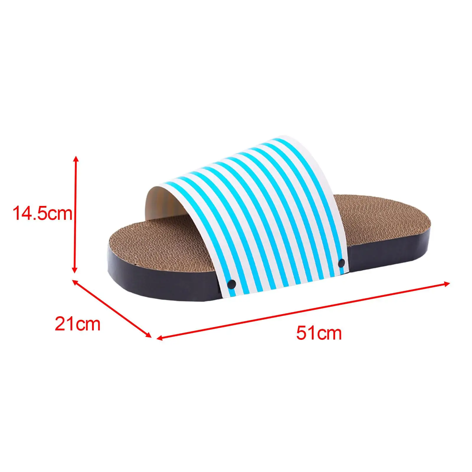 Slippers Cat Scratcher Cardboard Wear Resistant Grind Claws Protect Furniture Pet Sleeping Bed Cat Sofa for Indoor Cats Rest