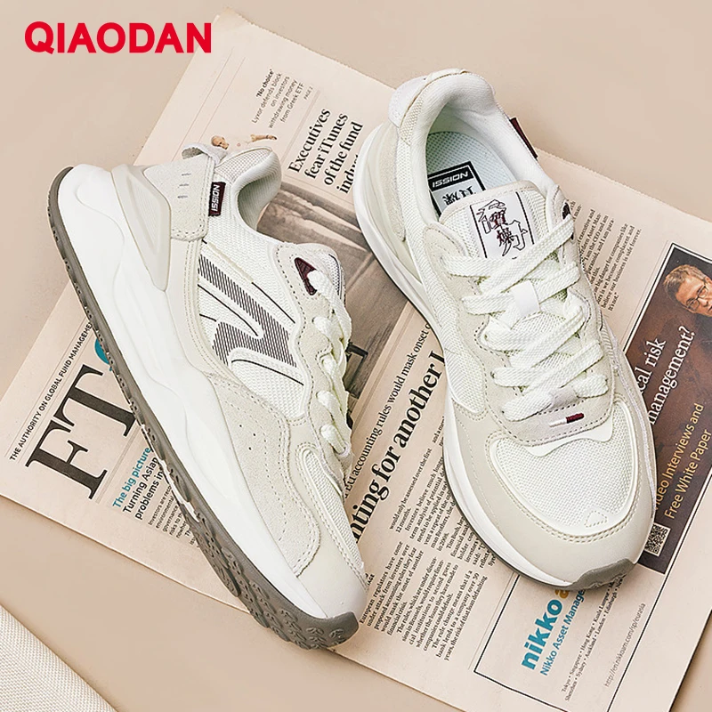 QIAODAN Sneakers for Women 2024 New Anti-slip High Quality Breathable Wearable Durable Athletic Outdoor Casual Shoes XM16240386