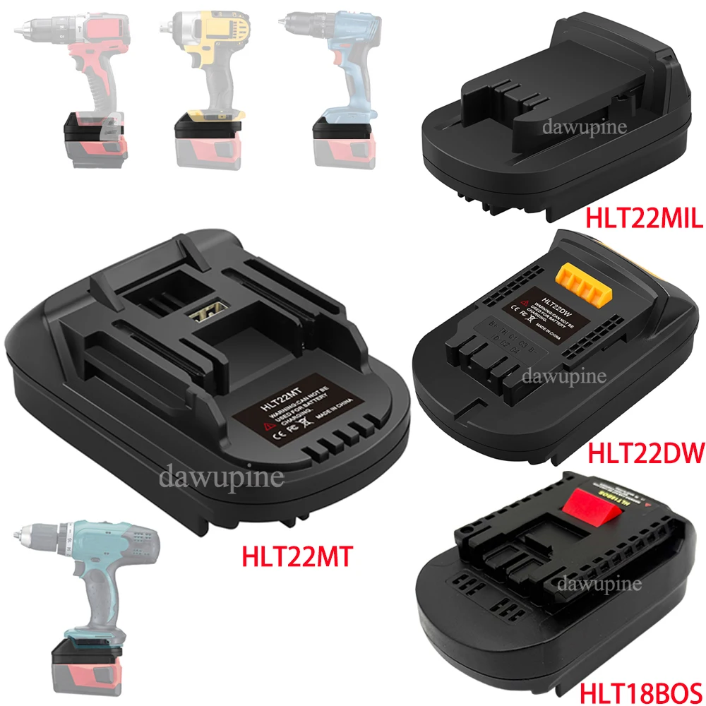 

Power Tools Adapter Converter for Hilti 22V B22 Li-ion Battery for Makita for Milwaukee for Dewalt for Bosch 18V Electric Tools