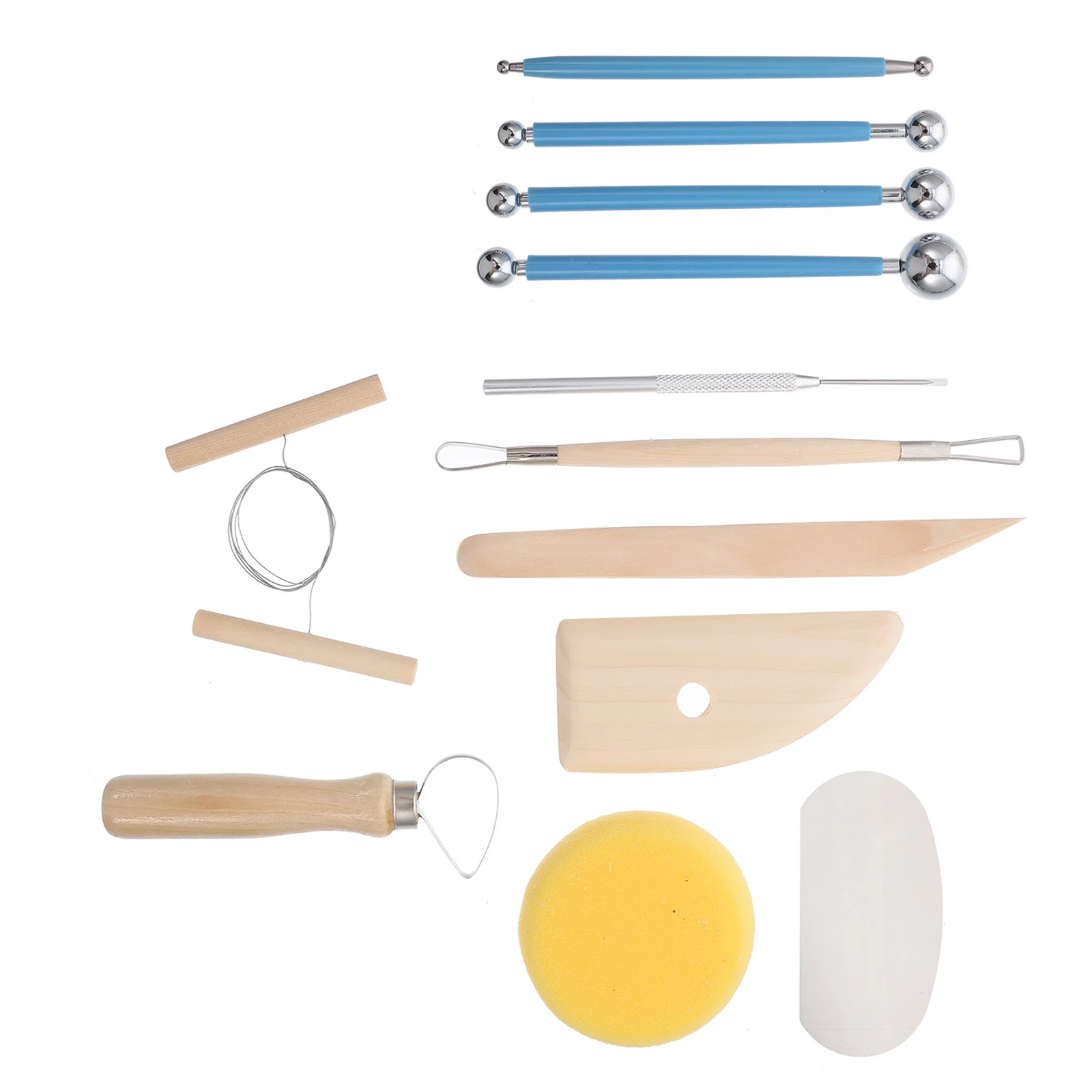 

2Sets Clay Sculpting Tools Polymer Pottery Modeling Supplies Carving Forming Cutting Scraping and Sculpting Hand Tools