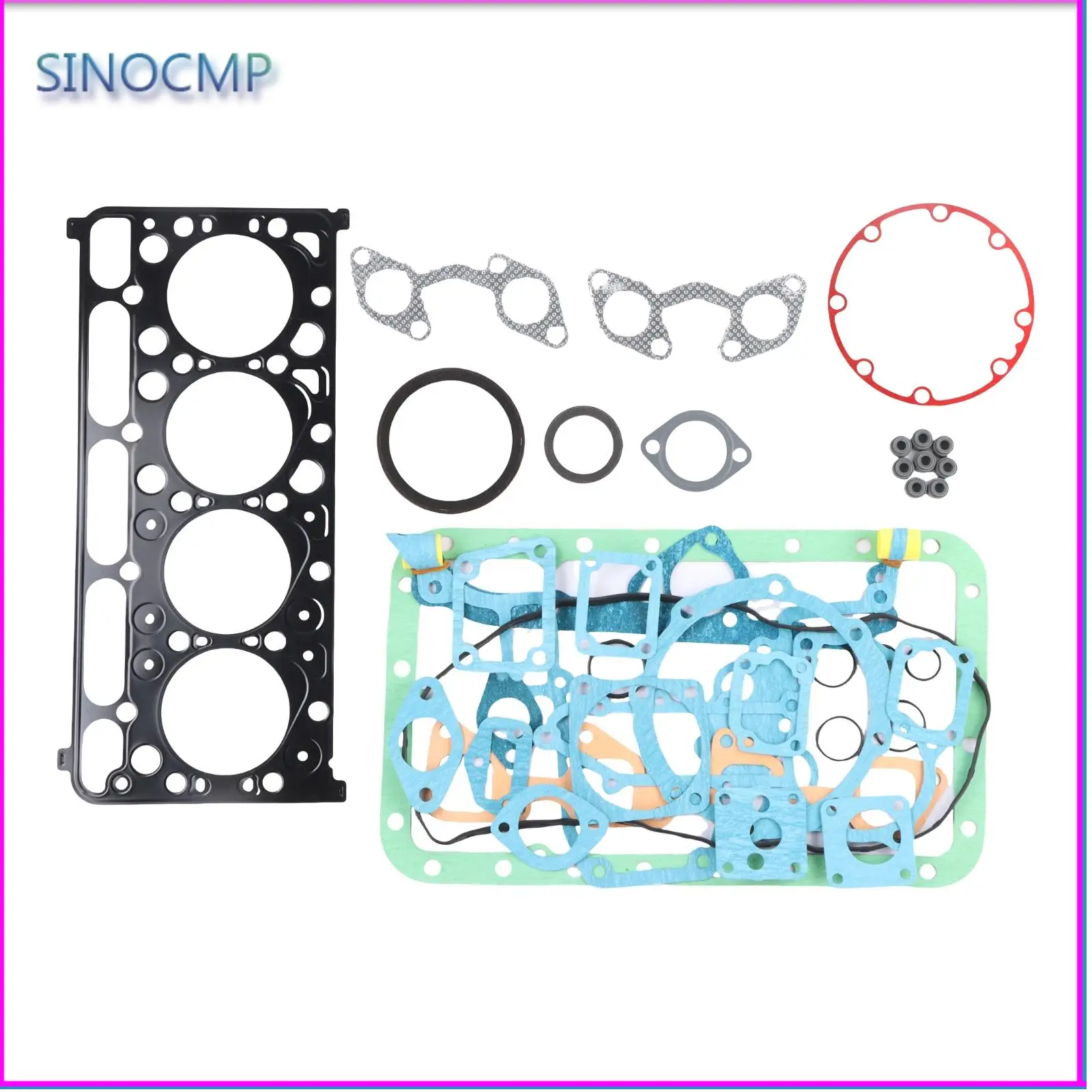 

V2003 V2003T V2003M V2003DI 1G726-21772 1G770-03312 1E013-03312 Engine Gasket Kit For Kubota Tractor KX161-3S2 L4200DTGST