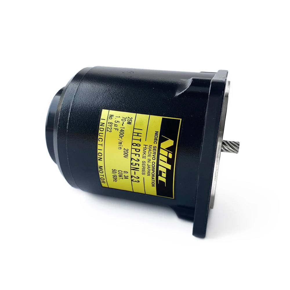 Efficient IHT8PF25N-23 Nidec Servo 200v 25w 50/60Hz Induction Motor Single-phase AC Power Supply