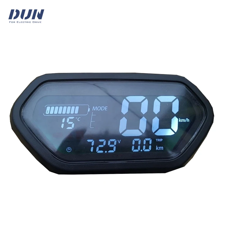 48V-144V Universal Phase/Hall/ ONE-LIN Speed Sensor LCD Speedometer Display For Electric Scooter Motorcycle