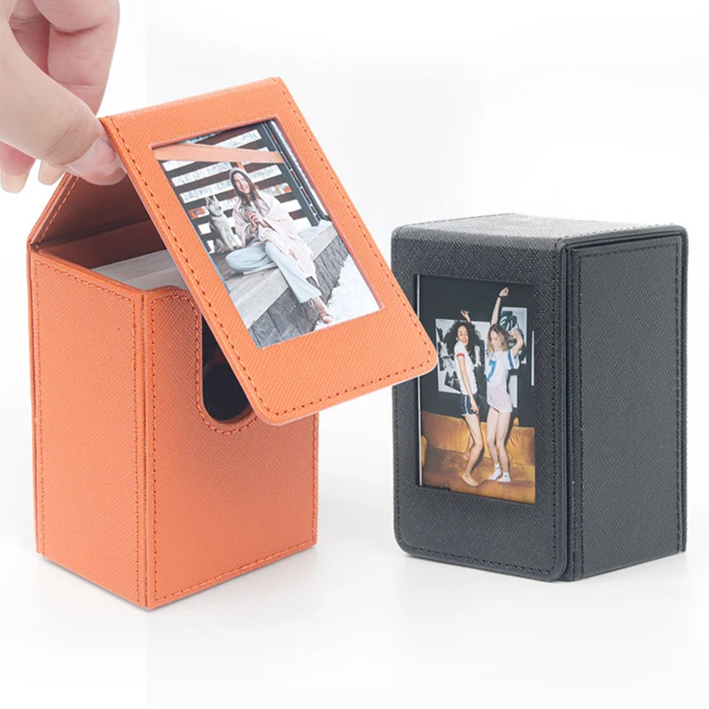 3 Inch Photo Storage Box Mini Film Frame For Fuji Instant Film Cameras Instax Mini 12 11 9 90 PVC Picture Display For Fujifilm