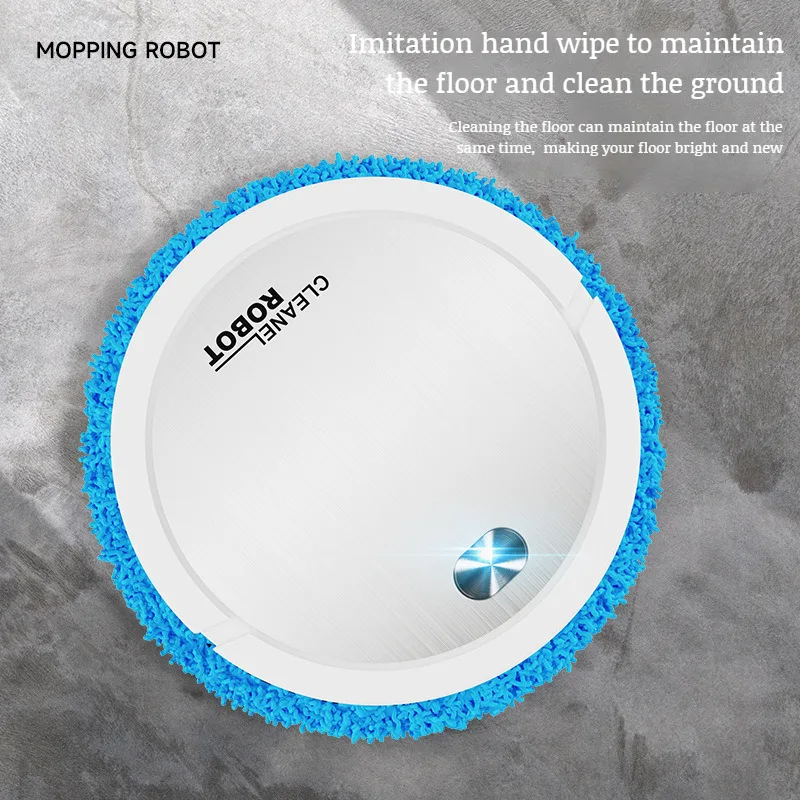 Intelligent automatic wet and dry intelligent mopping robot Rechargeable automatic mopping robot