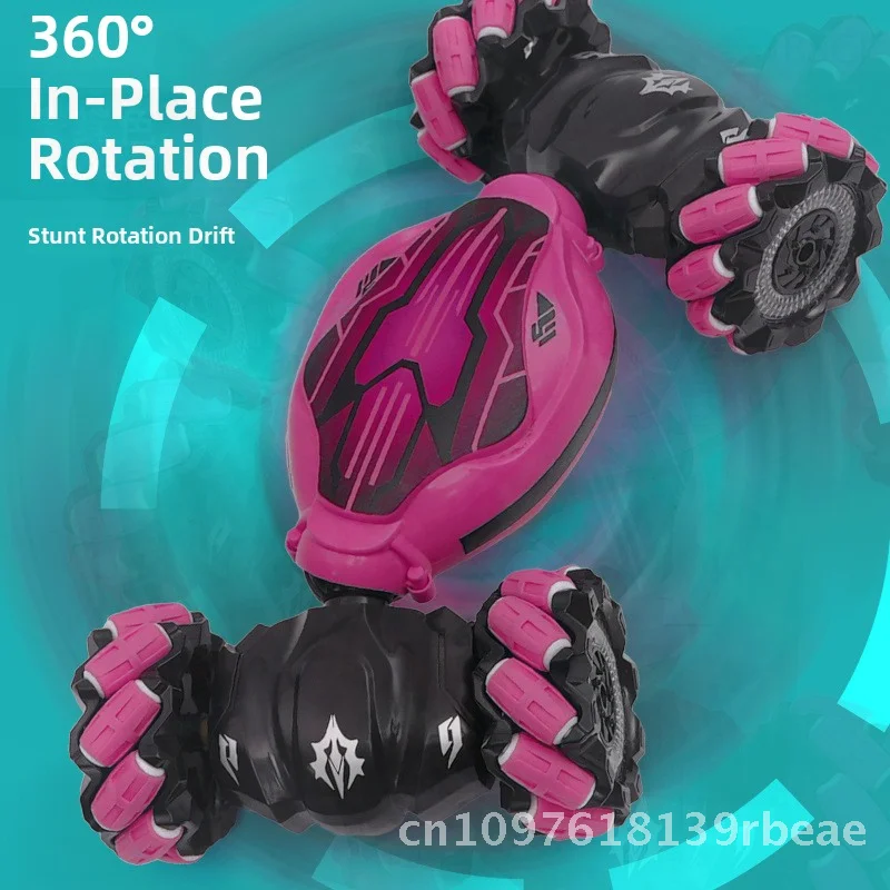 Double-Sided Drift Stunt Car Remote Control Four-Wheel Drive Off-Road Vehicle Gesture Induction Twist Design for Children's Toy