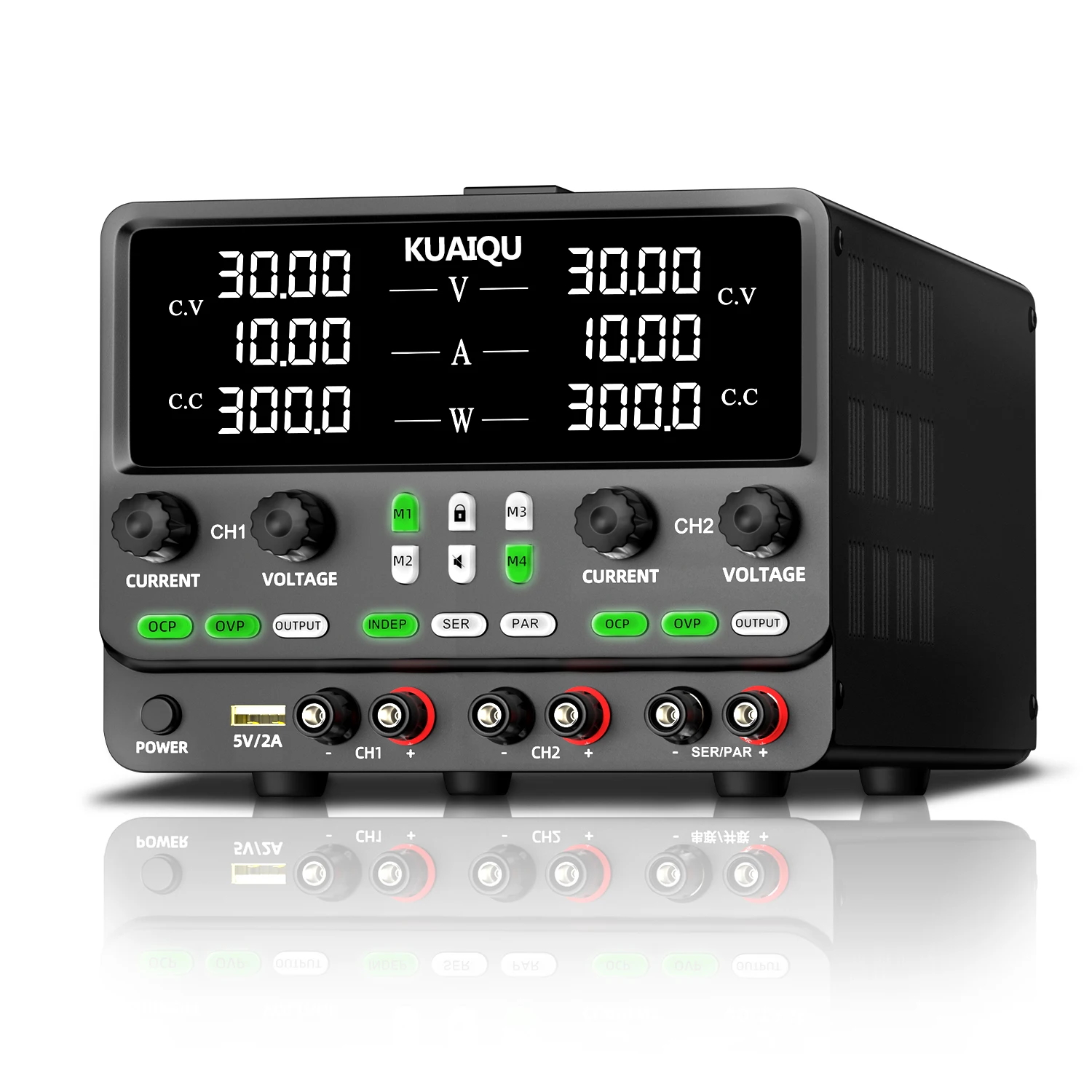 

KUAIQU SPPS3010-2KD 30 В 10 А двухканальный источник питания постоянного тока переменная память OCP OVP 60 В 10 А серия параллельная 30 В 20 А переключение