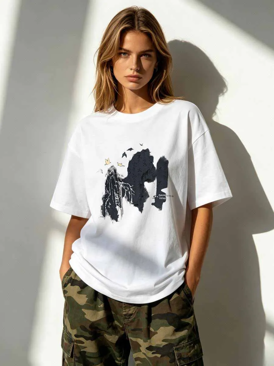 T-shirts décontractés, modérés, uniformes, à coupe régulière, pour un style décontracté et soigné