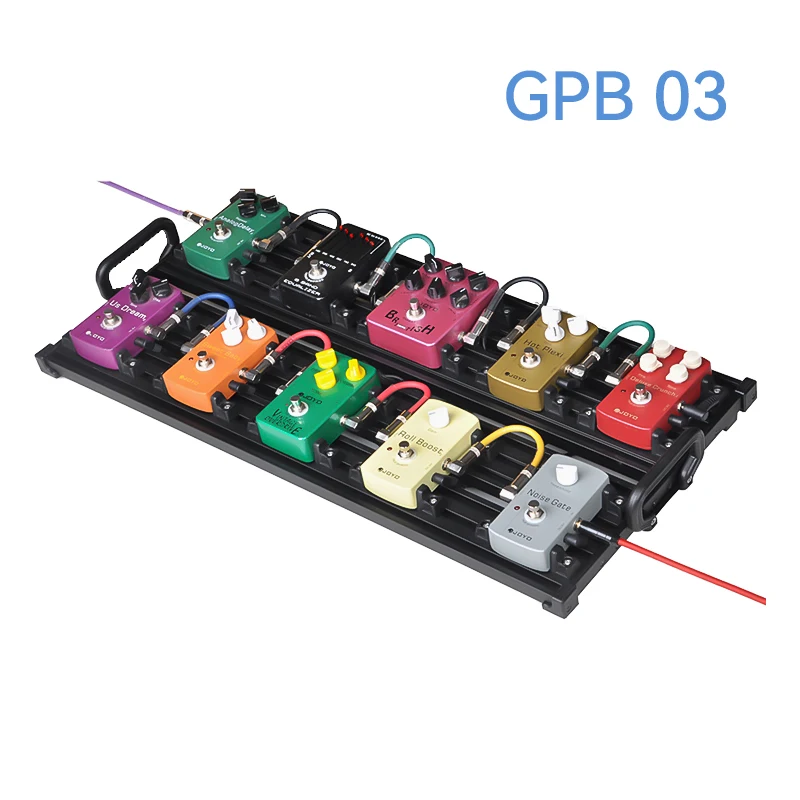 JOYO GPB Guitar Pedalboard Quick Lock Alloy Frame 3 Sizes Portable Suitable for Pedals and Pedal Effects Guitar Accessories