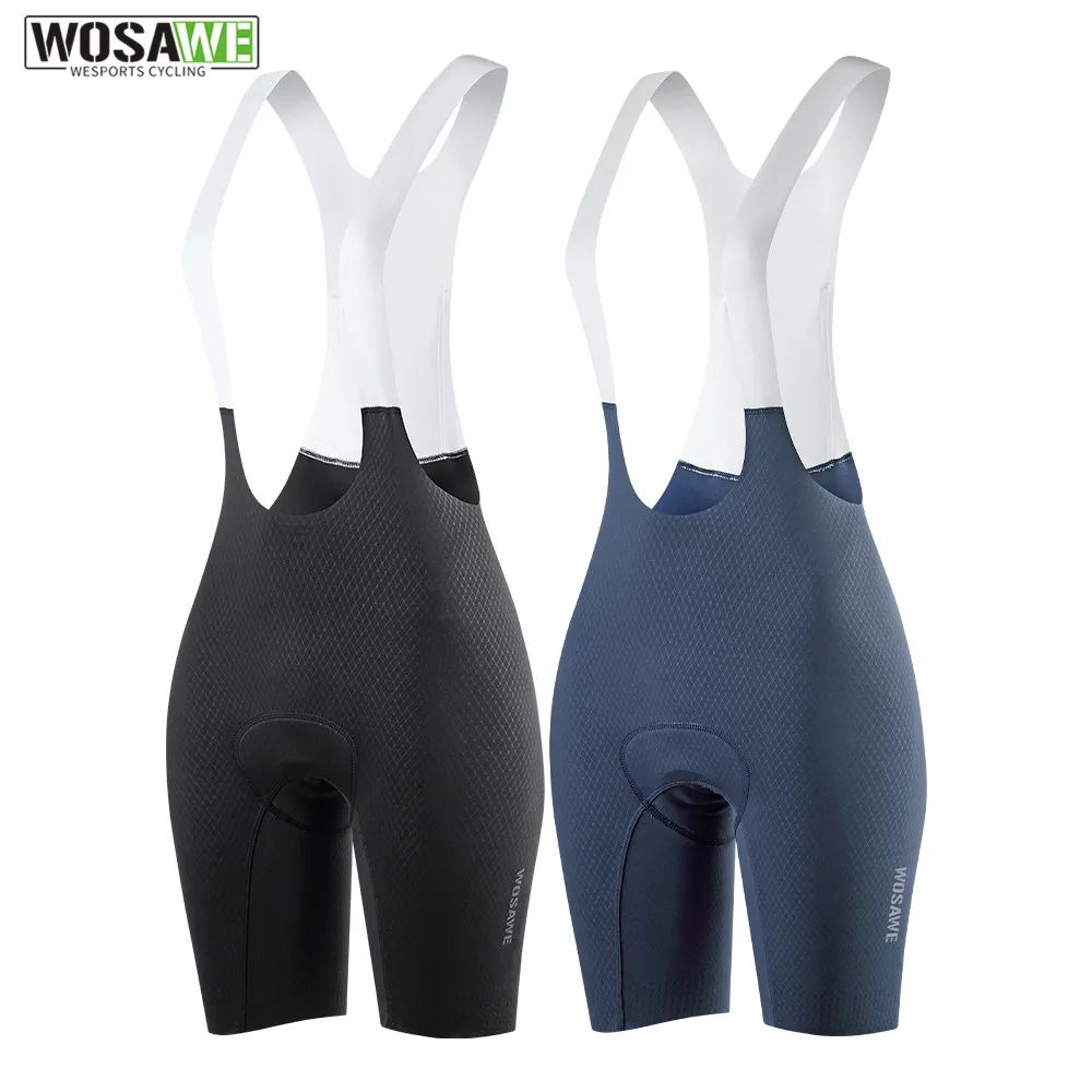 WOSAWE Women Cycling Bib Shorts MTB Tights Mountain Bike Jumpsuit Female Braces Bibs Road Bicycle Clothing Pro Summer