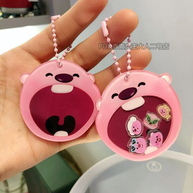 New Anime Kawaii Cute Loopy Little Beaver Pendant Key Chain Acrylic Couple Style Bag Decoration Birthday Gifts Girlfriend Gifts