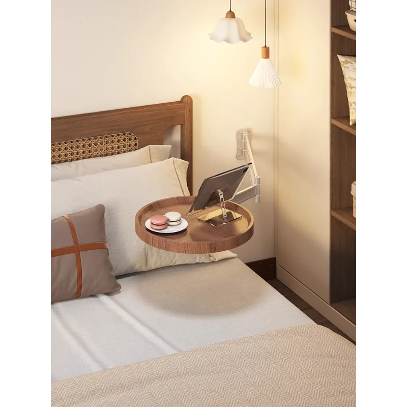 

Bedside table foldable bedroom small suspended bedside shelf multi-functional creative small table simple small side table