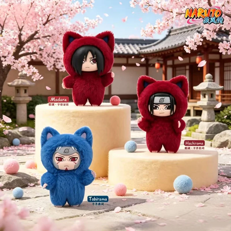 New Eaki Naruto Shippuden Cat Paradise Series Blind Box Vol.3 Cute Plush Surprise Gift Fans Collection Trendy Toys - view 5