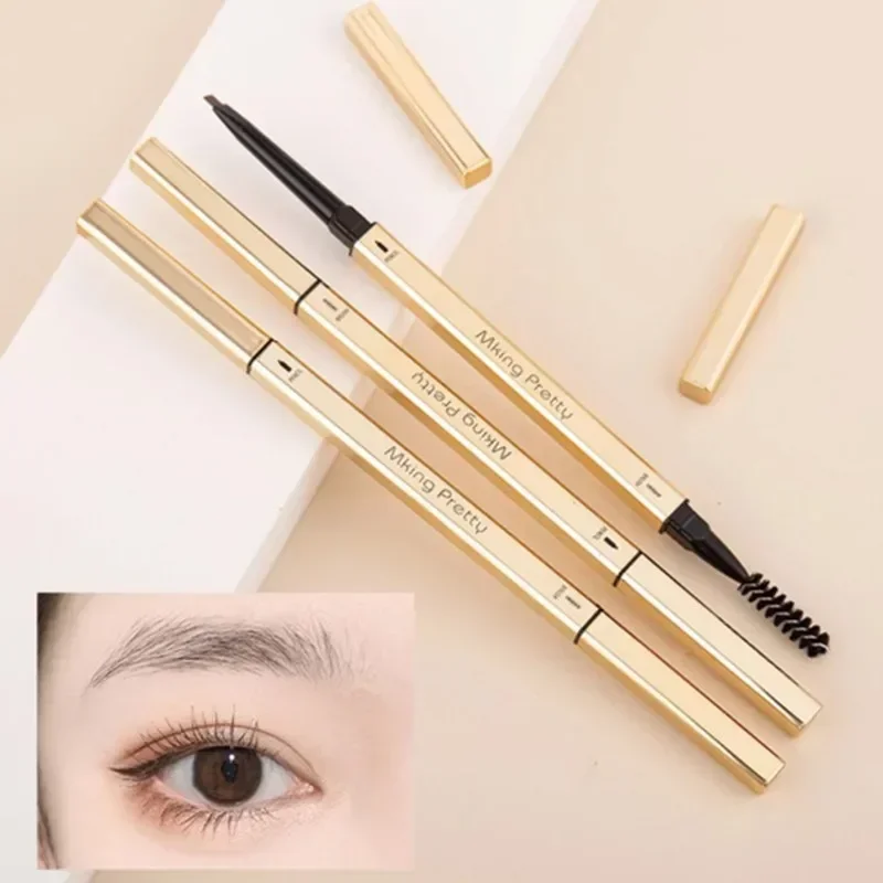 Double Head Eyebrow Pencil Long Lasting Waterproof 5 Colors Eye Brow Pen Tint Mascara Enhance Cosmetics Beauty Women Makeup