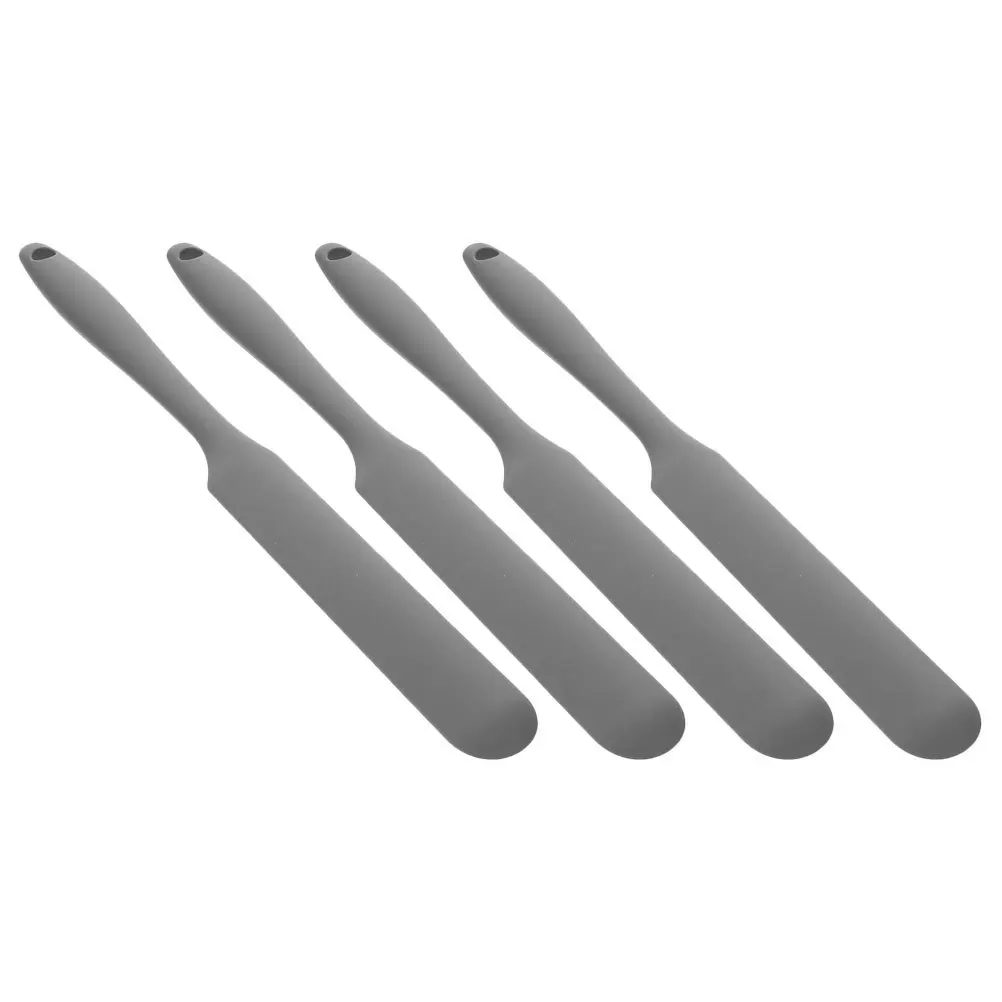 

4Pcs Non Stick Silicone Spatula Heat Resistant Baking Supplies for Mixing Scraping Cream Cakes Silicone Scraper Spatula