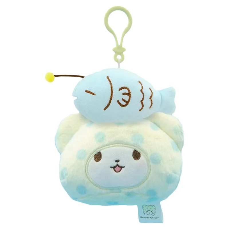 Llaveros de peluche de oso de manta Sanrio de dibujos animados de 9-14cm, oso Kawaii, juguete de peluche, bolso colgante, mochila, decoración del hogar del coche, llaveros de felpa