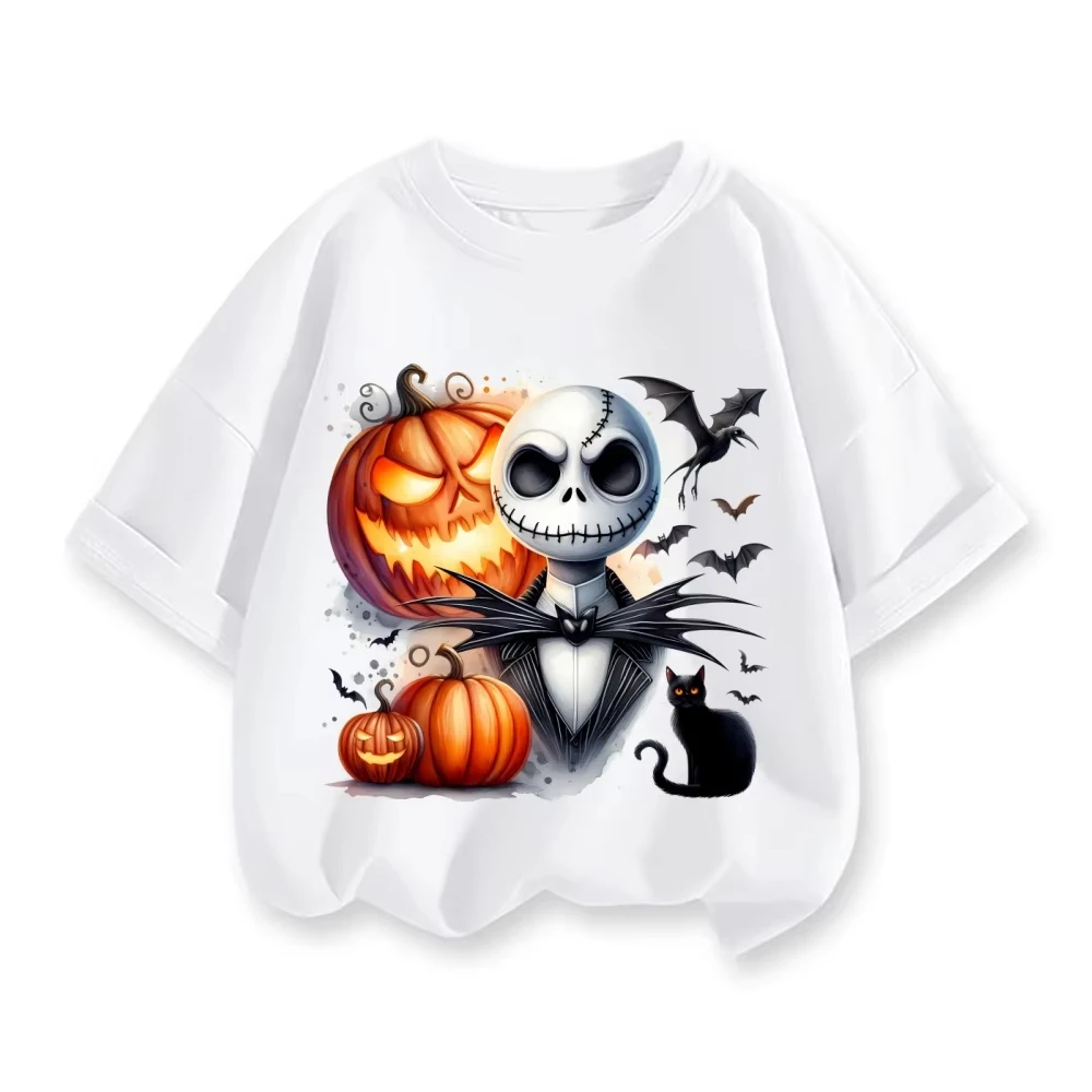 

2026 Hot New Men Women Cotton Breathable Fashion Tops The Nightmare Before Christmas Jack & Sally Together Forever T-Shirt Tops