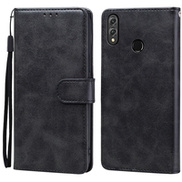 Honor 8X Case Soft Leather Wallet Flip Case For Huawei Honor 8X Case Coque Soft Tpu Wallet Phone Case for Honor 8X Fundas Coque