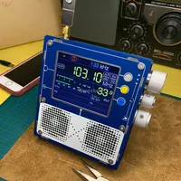 Nvarcher 3.2 inch TEF6686 Full Band Radio Dual speaker Stereo Medium wave short  FM  with 5000MAH lithium battery