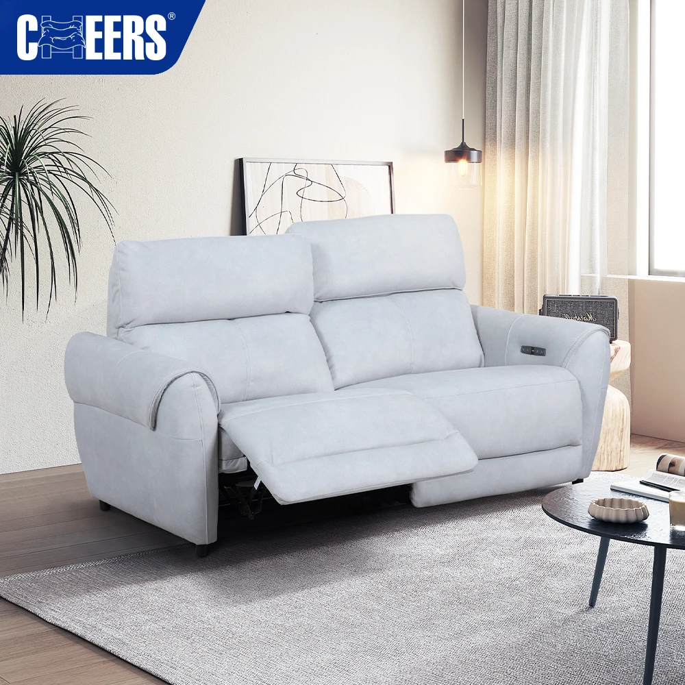 

CHEERS Luxury Living Room Sofa Set Furniture Sectional Recliner Sofa Comfortable Fabric 2 Seats Customizable Combination Couch