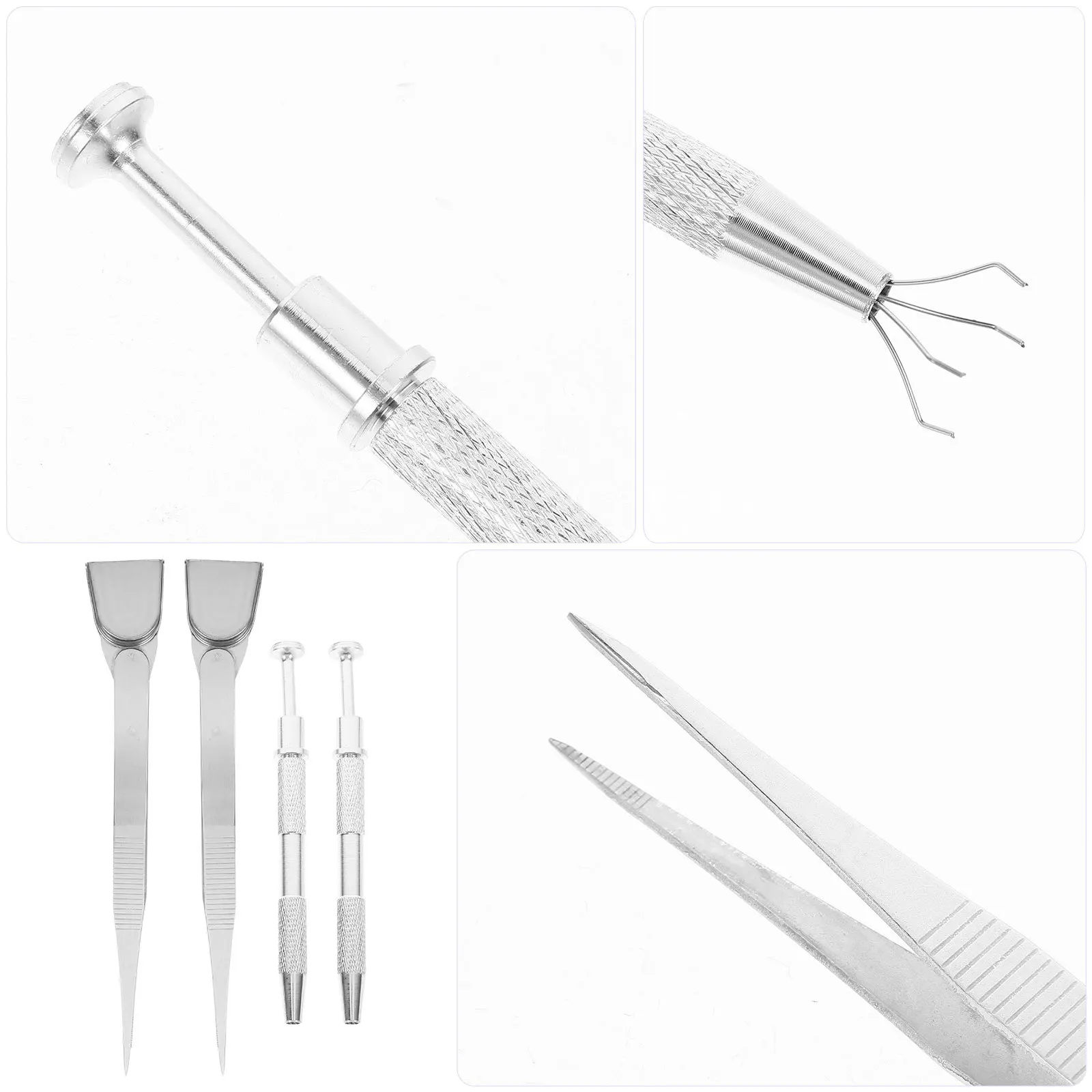 ชุดอุปกรณ์ตกแต่งเค้ก 1 ชุด  แหนบโลหะ  ตัวจับโรยหน้าเค้ก  สำหรับงานประดิษฐ์  อุปกรณ์ทำขนม  เครื่องมือตกแต่งเค้ก