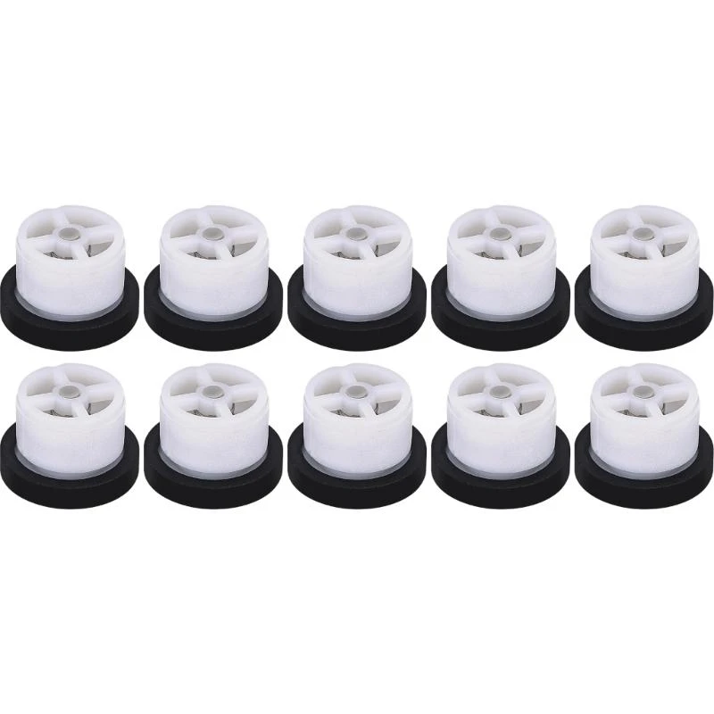

652F 10Pcs Inner Plug Spool Plastic Check Valves Inlines Spring Check Valves NonReturn Valves Spool Pipe Check Fittings