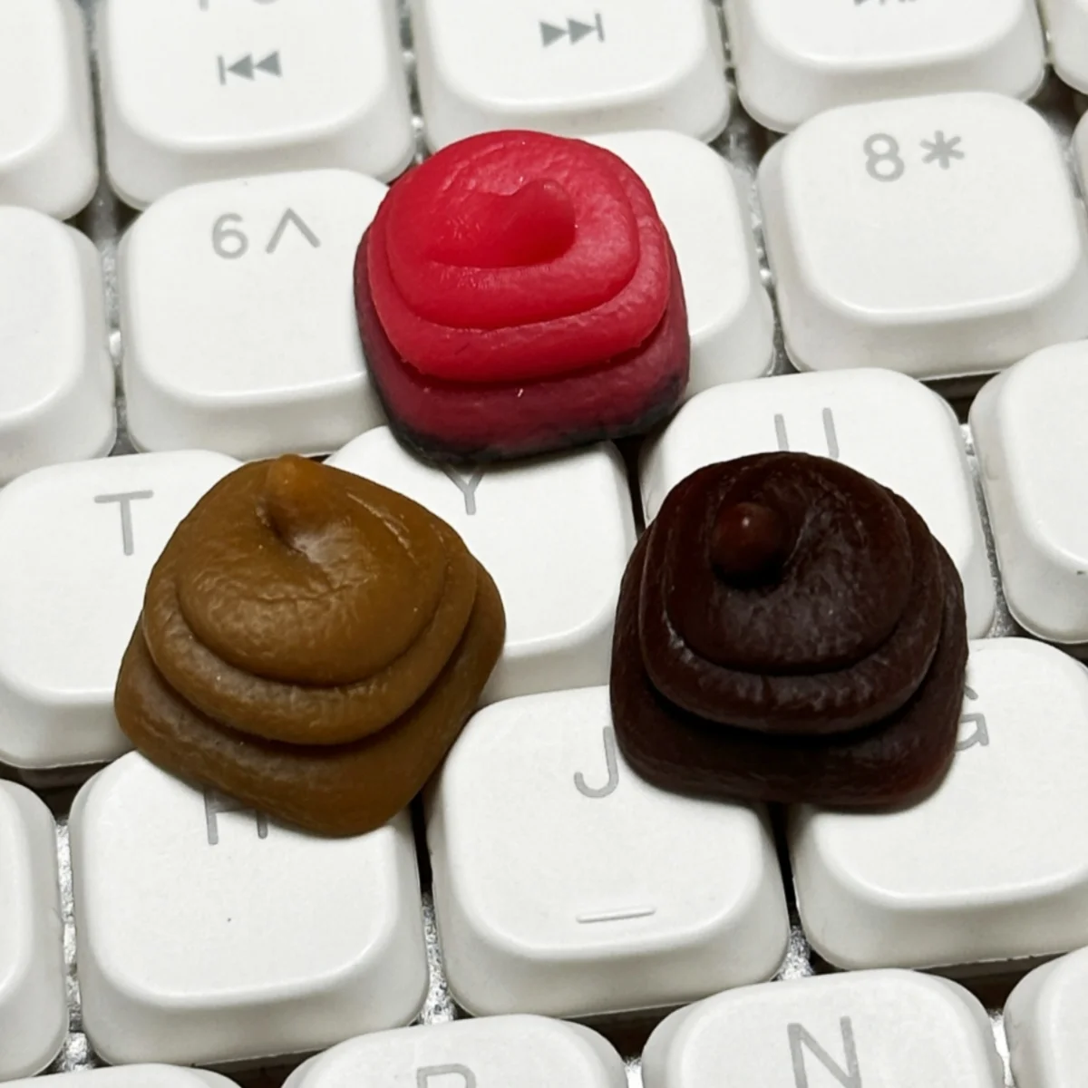 

Забавные колпачки для клавиш Poop ESC, колпачки для игровых клавиш с перекрестной осью, механическая клавиатура, колпачки для клавиш, аксессуары для ПК, замена кнопки, подарок другу на день рождения