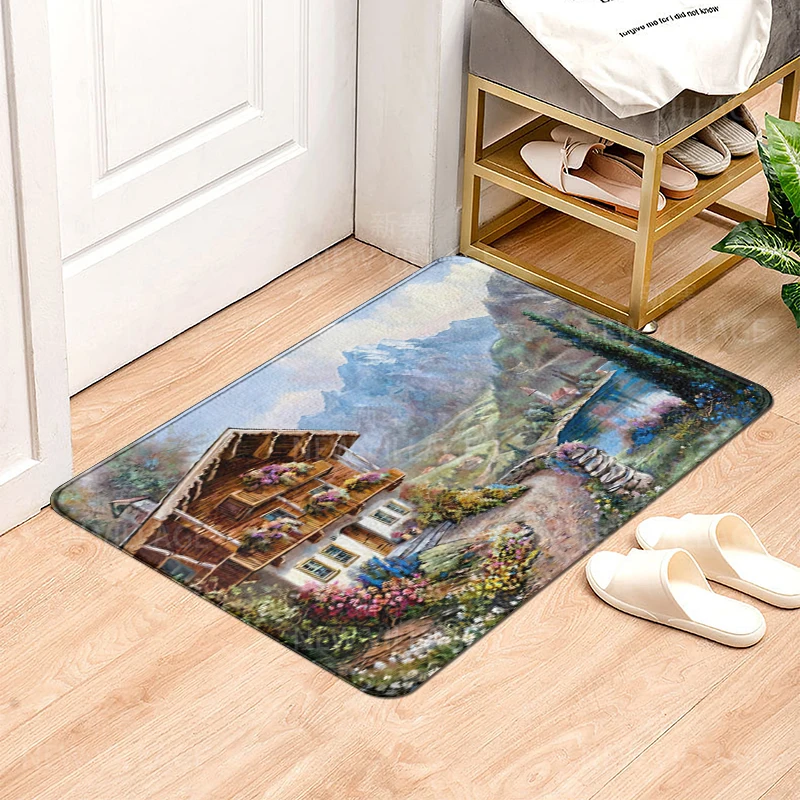 House entrance carpet Home Colorful animals doormat  Room Bath mat Foot mat bathroom non-slip mat Kitchen water absorption mat