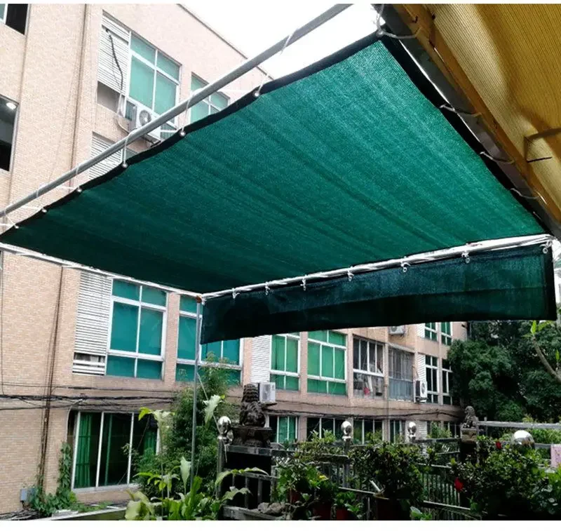 Dark Green Sunshade Net 50%~95% Shade Rates Car Shed Awning Garden Gazebo Shading Sail Balcony Fence Net Privacy Screen Pool net