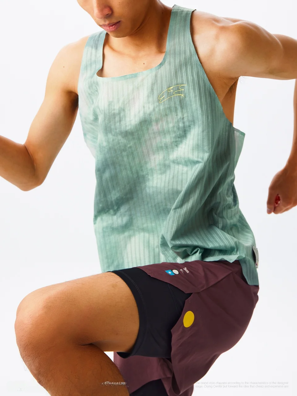 

Crnenter Speed Sensation 3C Logo Profional Running Moisture ng Qui Dry Breathable Sports Vest Summer Youth Trend