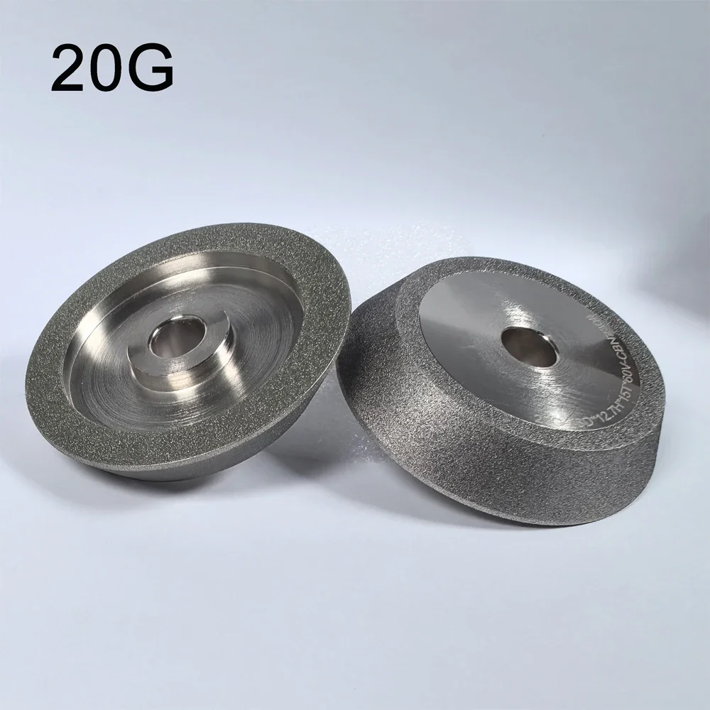 MR20G 78-125mm CBN SDC230 Grinding Wheel 230 Grit for Carbide Tungsten Steel Milling Cutter Sharpening Grinder