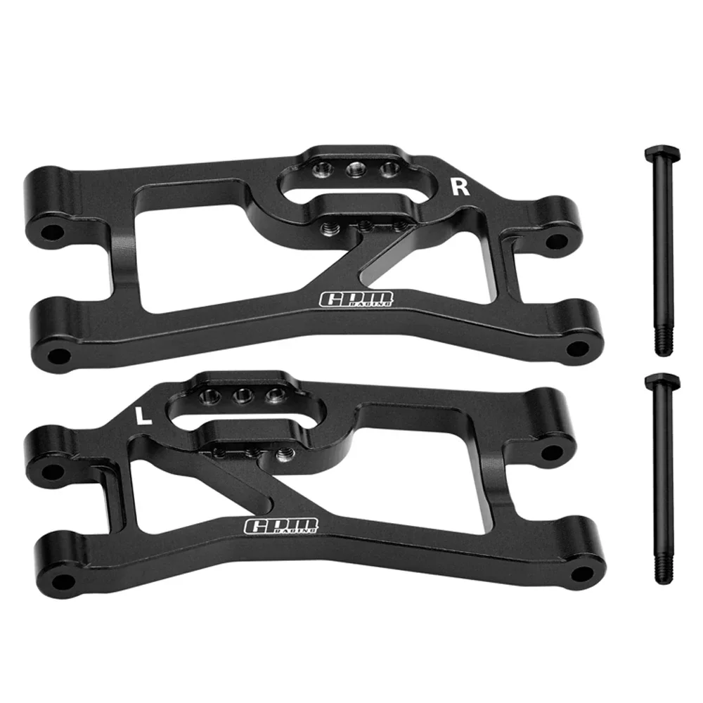 GPM معدن 7075 سبائك الألومنيوم أذرع التعليق السفلي الخلفي 10730 لشاحنة الوحش TRAXXAS Mini Maxx 107154 -1 أجزاء ترقية سيارة RC #5