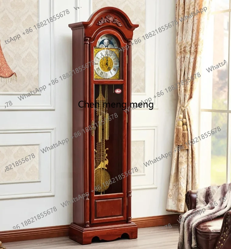 

German Helmler retro vertical clock new Chinese floor clock