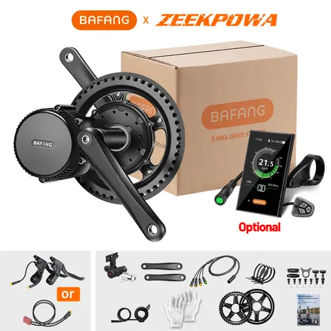 Bafang Ebike Mid Drive Motor UART M315 M615 M215 BBS01 BBS02B 36V 250W 350W 500W 48V 750W Electric Bicycle Motor No Battery