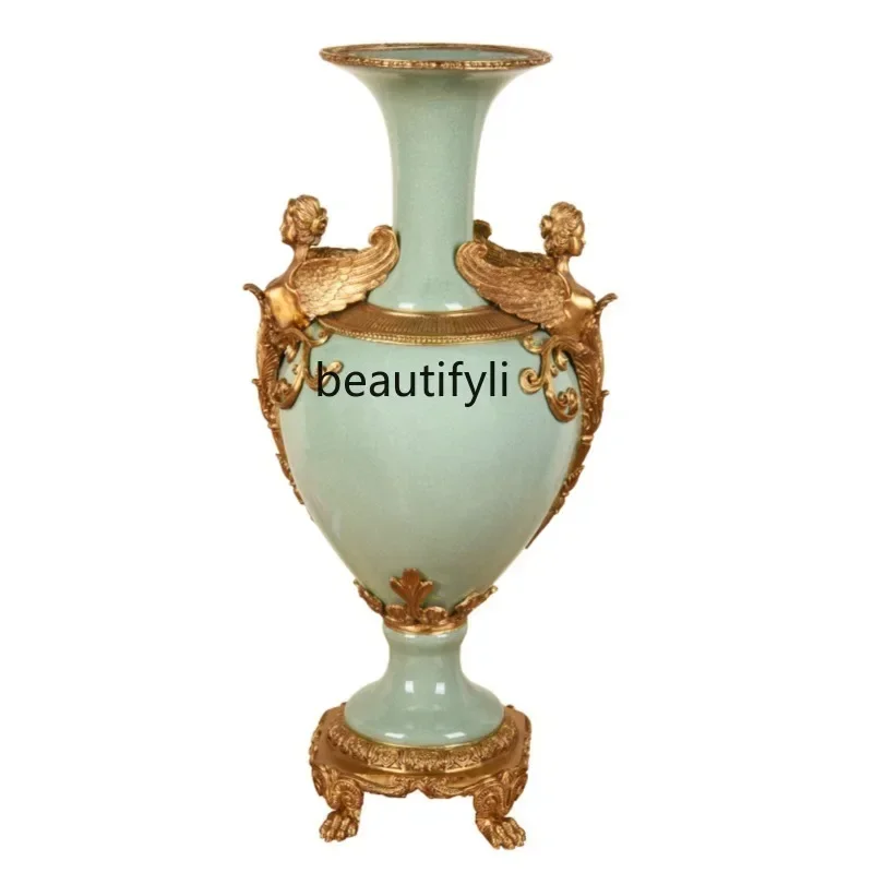 

x11Vase Furnishings Ornaments Dining Table Hallway Home European American Style