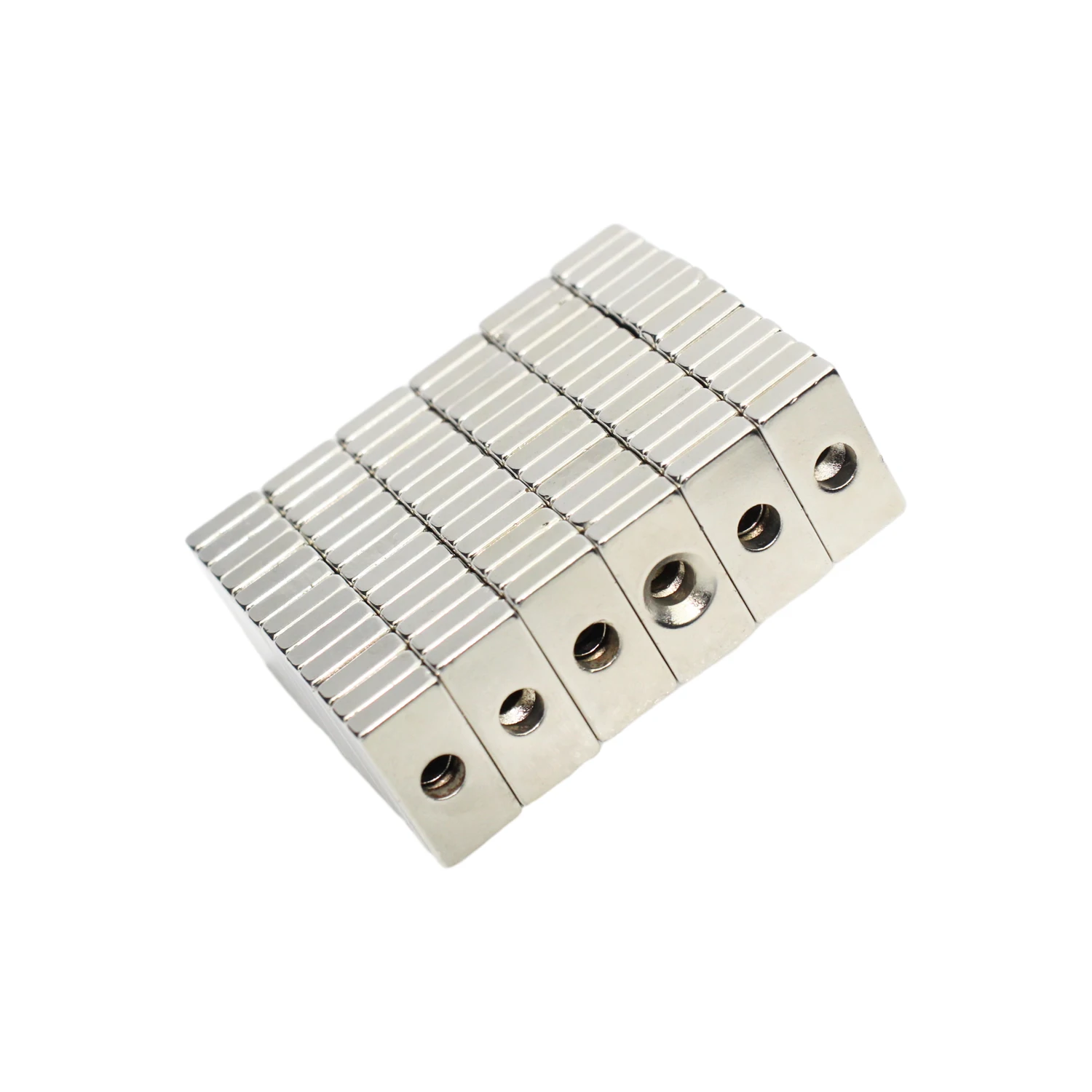 

Small Countersunk Block Neodymium Magnet Powerful Rare Earth Permanent Fridge Magnets for DIY Craft