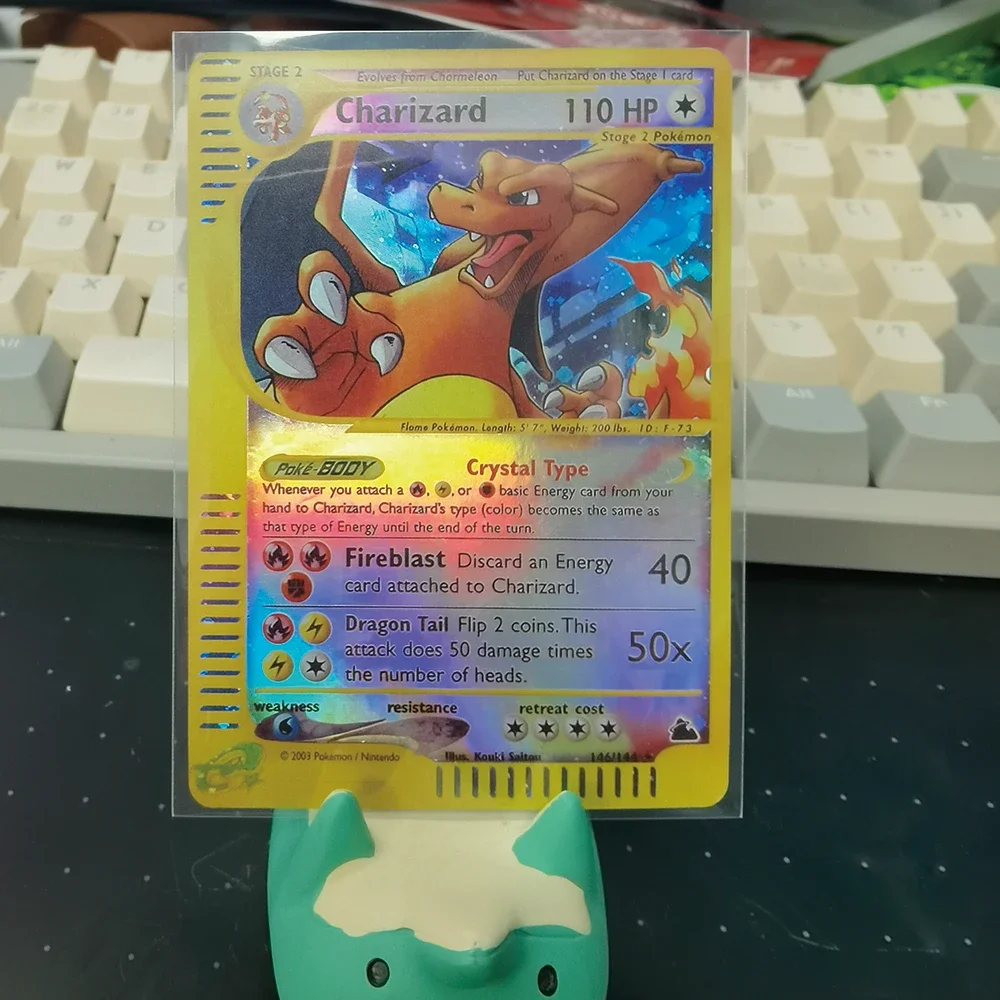 Аниме Diy 5 шт. карманные монстры Радуга флэш-карта Diy Charizard фольга коллекционная игра PTCG карты детские игры игрушки подарок