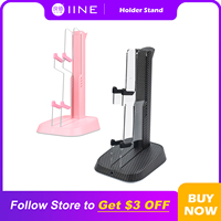 IINE Universal Dual Controller Headset Holder Stand RGB lighting Stable And Anti-Slip Design For Pro Controller/Headset