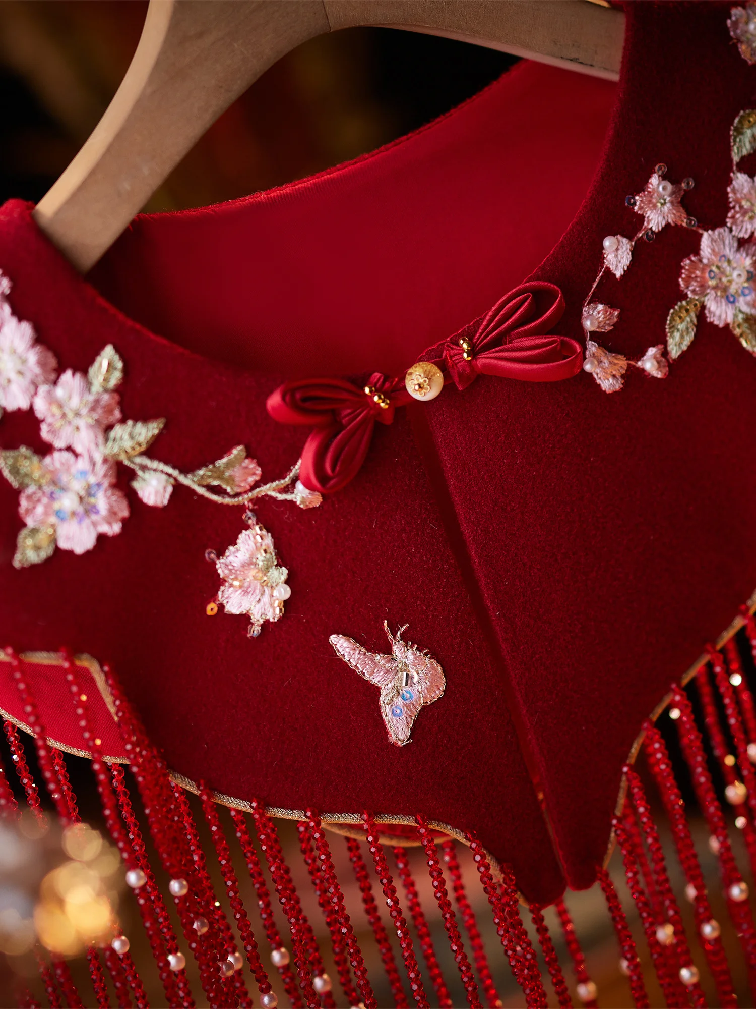 

Новое универсальное женское длинное пальто с бахромой ручной работы, с круглым вырезом, для вечерних выходов и повседневной носки