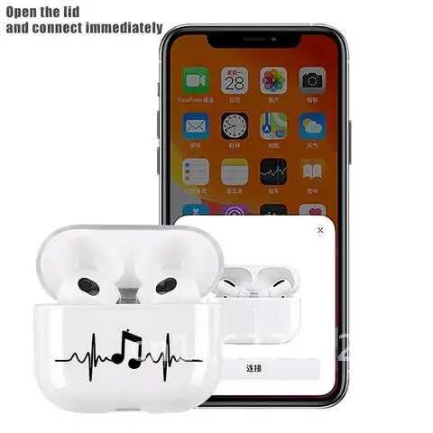 

Transparent Case For Airpods 3 Cover With Airplane Earth Camera pattern Wireless Earphones Protective Cover For Airpods Pro Case