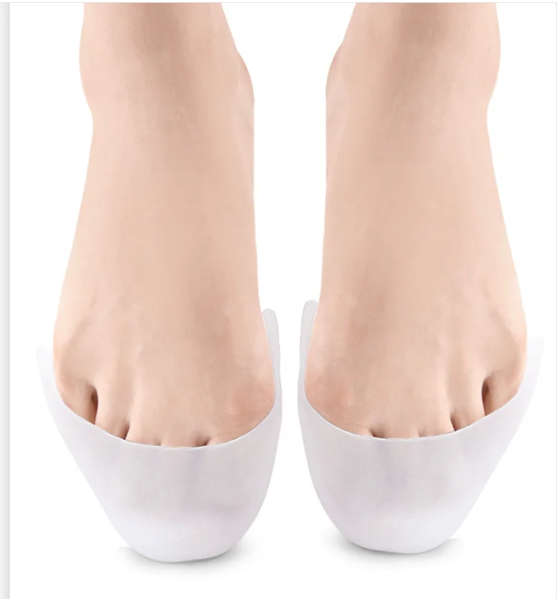 1/2Pairs Gel Toe Caps Soft Ballet Pointe Dance Athlete Shoe Pads Toe Pads Pointe Silicone Gel Pouch Protector With Breathable