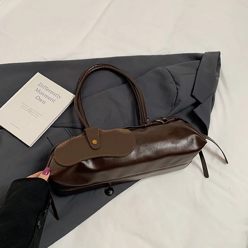 

Украшение с пряжкой, модная сумка на плечо из искусственной кожи, однотонная универсальная сумка большой вместимости, кошелек 2025 года, горячая распродажа, сумки для женщин Bolsa Mujer