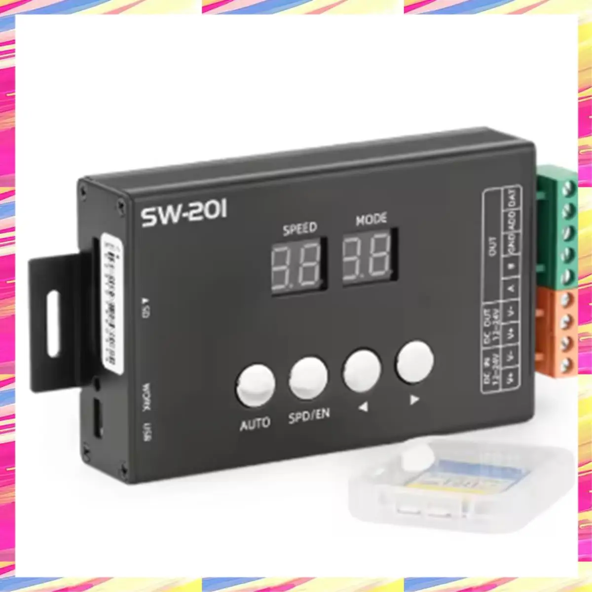 AIAI SW201 DMX512 Address Code Writer M512/SM16512/ UCS512/GS8512 Etc Address Writer For DMX512 Code Writers